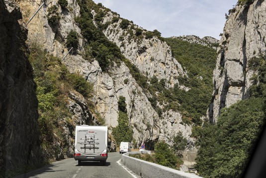 Französische Pyrenäen Fahrt in den französischen Pyrenäen