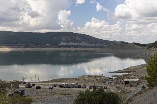 Yesa-Stausee in Spanien Yesa-Stausee in Spanien